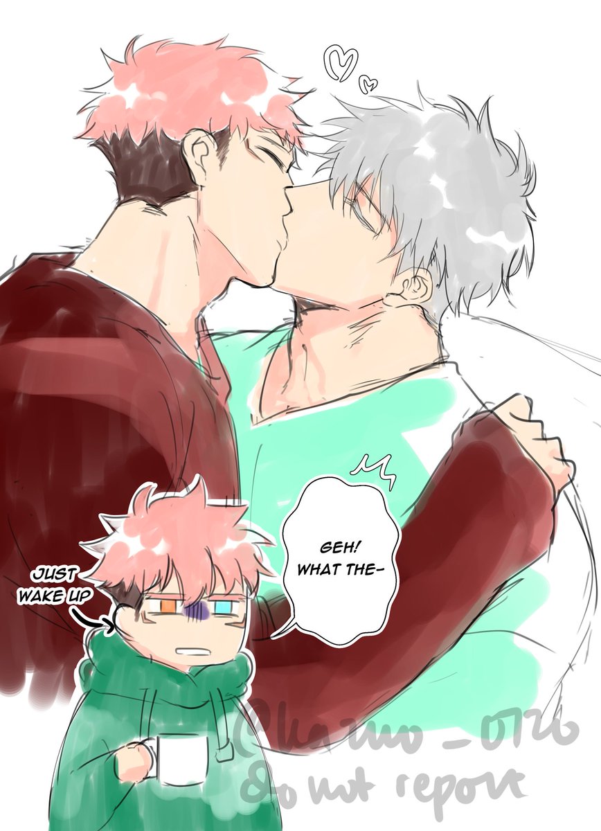 #五悠 #goyuu Ritsu who always accidentally saw them kissing🙈