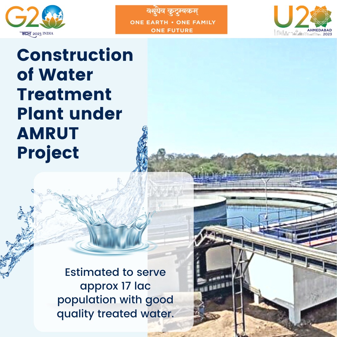 Ahmedabad is working on water projects ahead of the U20 priorities.

#U20Ahmedabad #c40cities