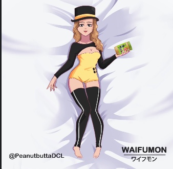 Day #675 EVERYONE is a winner! 🎉🥳❤️ FREE @Waifumons NFT to ALL that post wallet # address below! This one based on the great @PeanutbuttaDCL great member & leader in the @decentraland community! #NFTGiveaway airdrop ain't Pokémon POAP Anime Waifu JPG it Waifumon! #FreeNFT