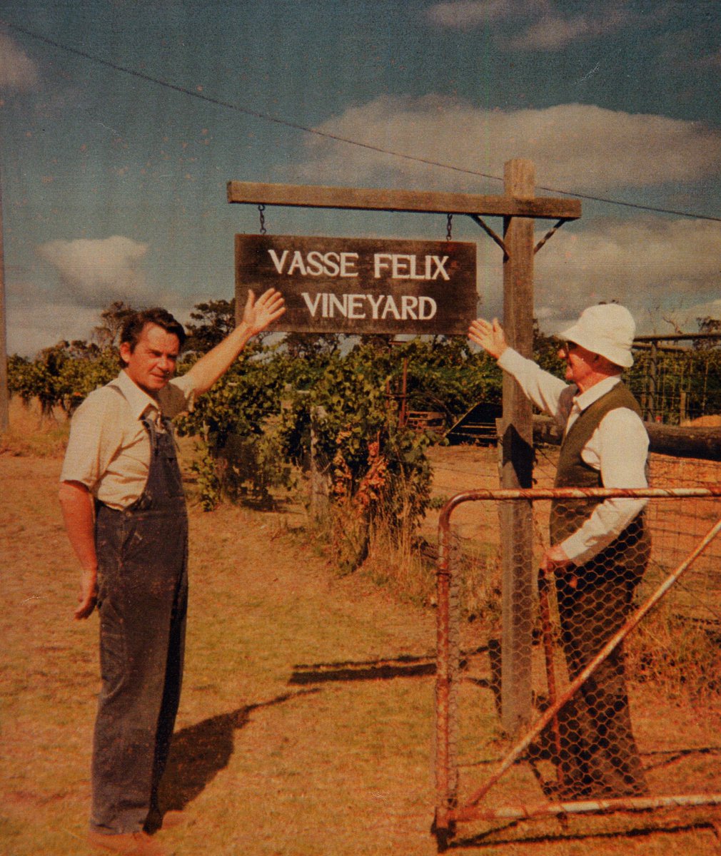 Tom Cullity & Jack Mann - Vasse Felix 

Throw back with The Australian Ark, have you preordered your copy? #wine #history @MargaretRiverWi @vassefelix
