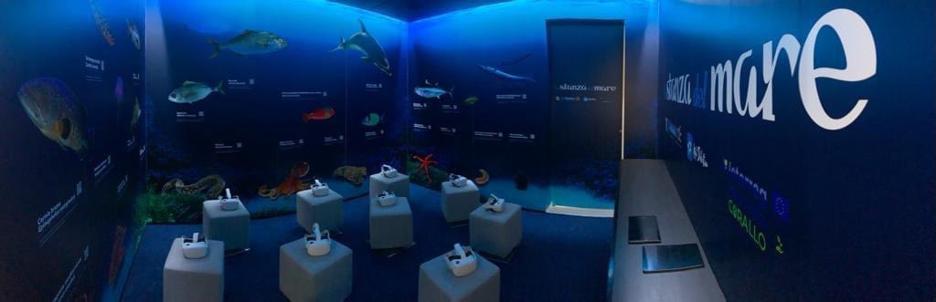IL MARE IN VIRTUAL REALITY. Creata a #Siracusa nell’area marina protetta del <a href="/Plemmirio/">francesco savarino</a>, una sala immersiva con  una programmazione di contenuti subacquei che raccontano i diversi ambienti del mare in #3d 360 #VR.