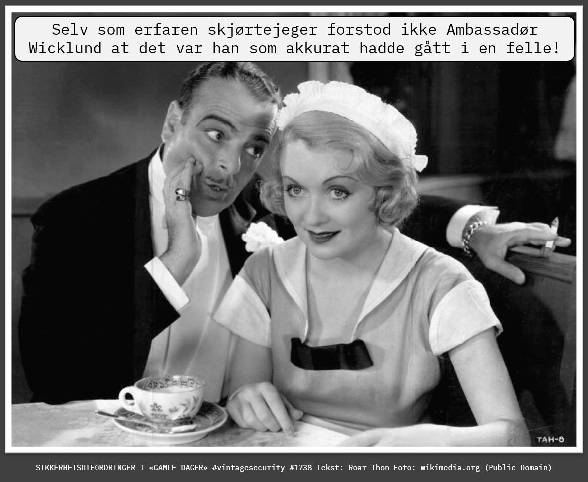 Secdefence's tweet photo. Erfaring er ikke ensbetydende med at man ikke kan bli lurt!
Slik var det også i gamle dager!
#vintagesecurity #infosec #sikkerhet #etterretning #honning #felle #humor #ironi https://t.co/Qgl4G3KbkI
