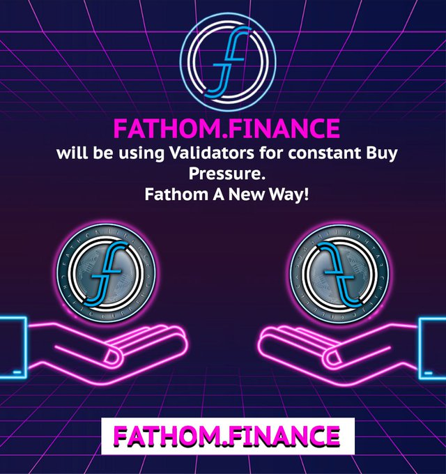 BankingBnb's tweet photo. https://t.co/Wp5S4Q0Jtd will be using validators for constant buy pressure.. $Fathom A NEW WAY. @FathomFinance #BNBchain #BSC #RBXS #FATHOM https://t.co/jiLa9a5d3K