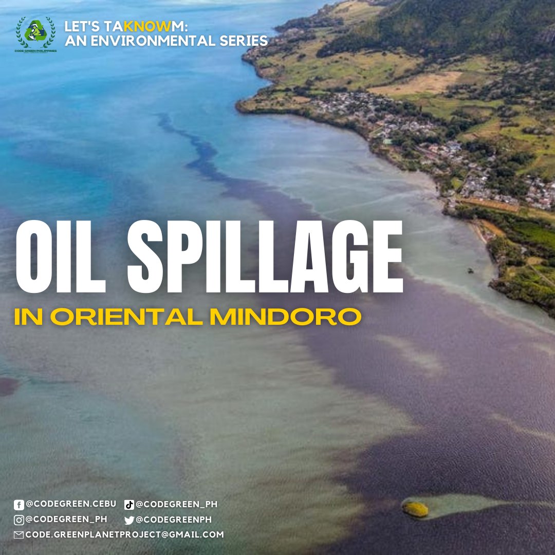 codegreenph's tweet photo. 𝐋𝐞𝐭'𝐬 𝐓𝐚𝐊𝐍𝐎𝐖𝐦: 𝐀 𝐒𝐞𝐫𝐢𝐞𝐬 𝐨𝐧 𝐄𝐧𝐯𝐢𝐫𝐨𝐧𝐦𝐞𝐧𝐭𝐚𝐥 𝐀𝐰𝐚𝐫𝐞𝐧𝐞𝐬𝐬
Chapter 14: Oil Spillage in Oriental Mindoro
𝗣𝗛𝗔𝗦𝗘 𝗢𝗨𝗧 𝗙𝗢𝗦𝗦𝗜𝗟 𝗙𝗨𝗘𝗟𝗦 𝗡𝗢𝗪!
#CodeGreenPH
#ClimateJusticeNow
#EndFossilFuels
#OILSpill https://t.co/d1kRg2uXB3