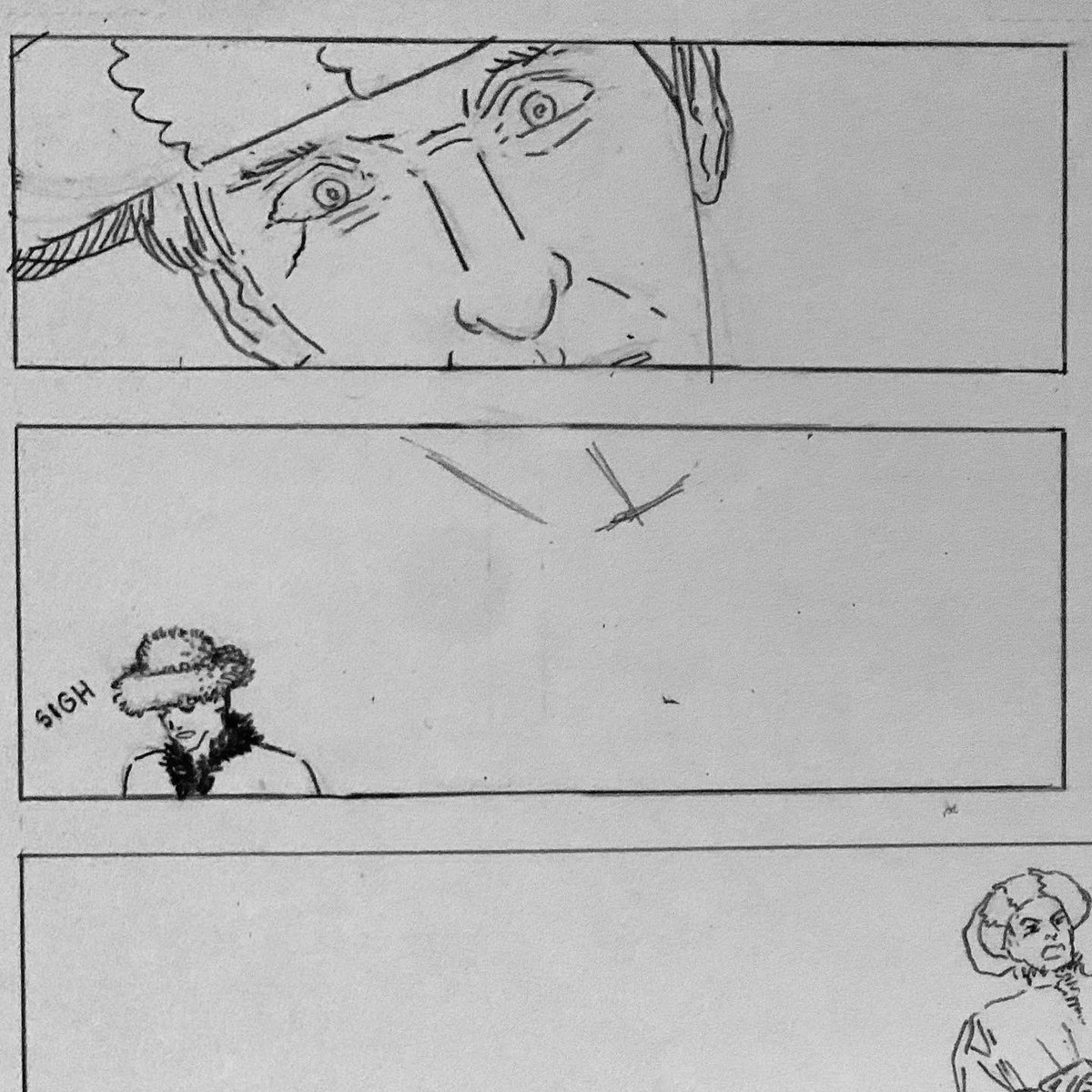 JGVillu's tweet photo. I’ve posted this raw comic page on Patreon! It’s page 11, almost the halfway-point of chapter 2. I’m so excited to finish this chapter because it’ll be the end of “setting” everything up.
If you’d like to start reading it, go to https://t.co/oqevkxaRuB   
#webcomics #comicsartist https://t.co/zHJ4Etm8b5