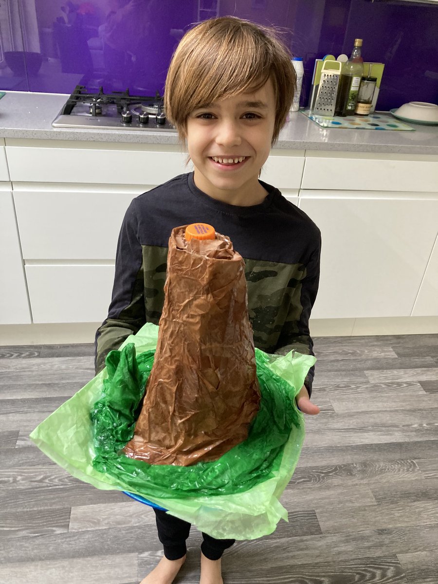 EleFerri's tweet photo. @AvonwoodYear3 Luca has been working hard on his volcano and can’t wait for eruption day 🌋 @AvonwoodScience https://t.co/FOvPW618QI