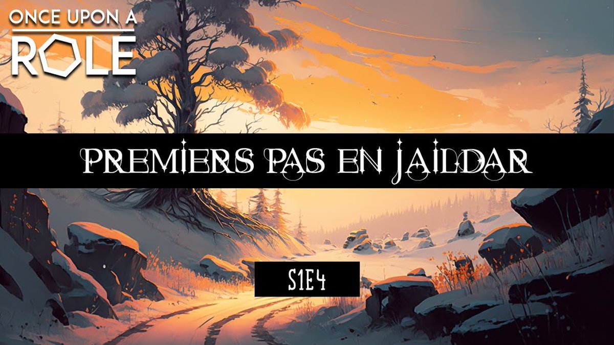 Ce soir 20h30: épisode 4 des Chroniques. Nos héros font leur premiers pas sur les chemins de Jaïldar.
Forcément, va y avoir du sport ! ⚔️😉

➡️ Pour vous abonner et nous soutenir 👇👇👇👇
youtube.com/@onceuponarole

#JDR #jeuderôle #actualplay #roleplay #onvarigoler #abonnezvous