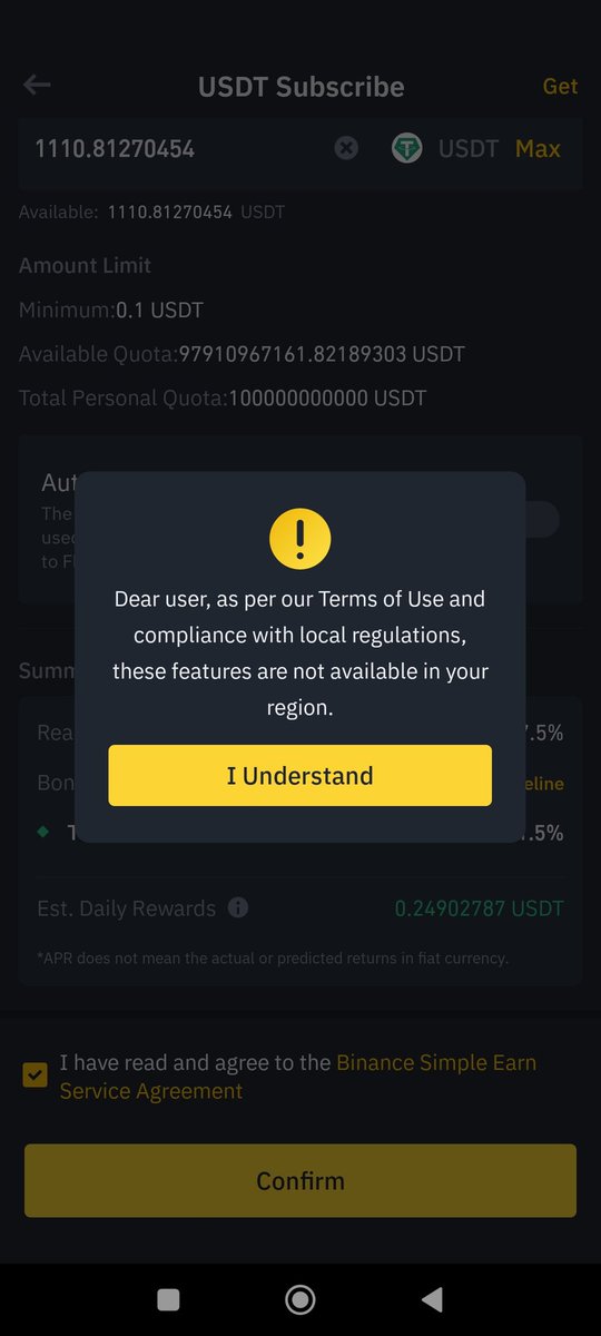 XiaopanOS's tweet photo. @cz_binance wtf is going on with staking in Australia?

I didn't see any news about this. https://t.co/xWNGwYhb2h
