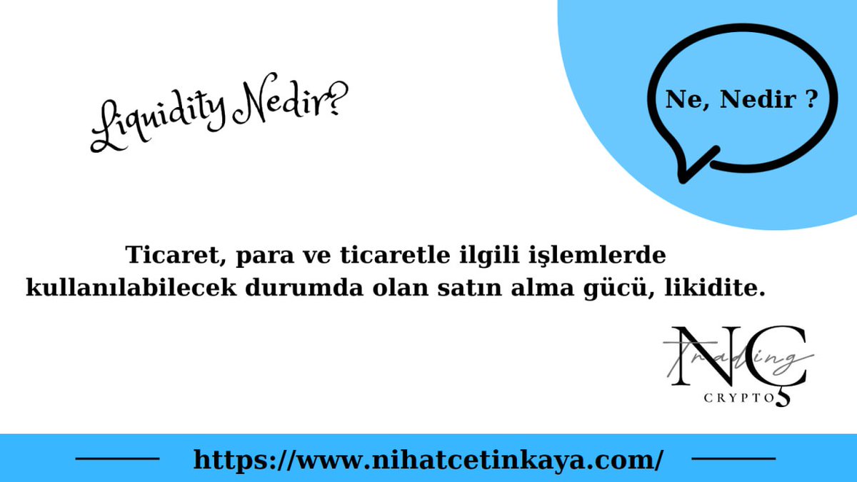 Likidite nedir?