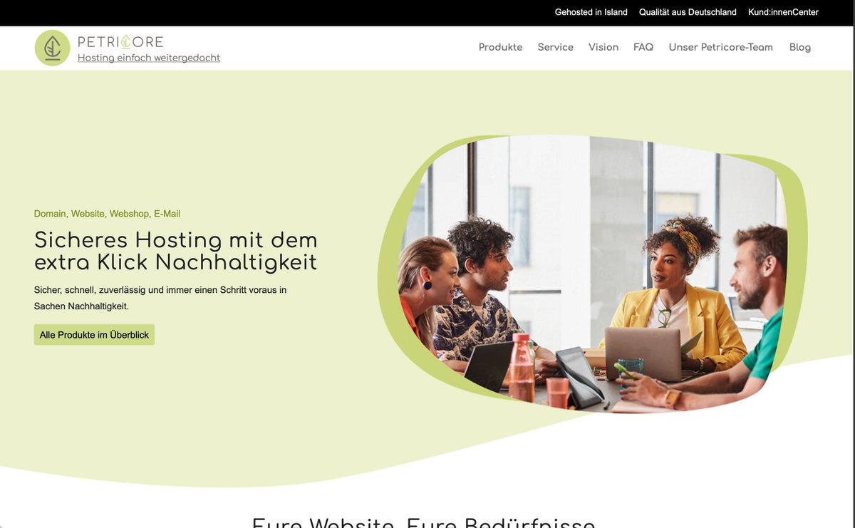 May we introduce you to one of our customers: Petricore Green Hosting from #Island, a perfect #webhosting choice for everyone looking for a German speaking #hosting #provider 👍

Check it out: petricore.eco

#server #WordPress #wordpresshosting #domain #webspace