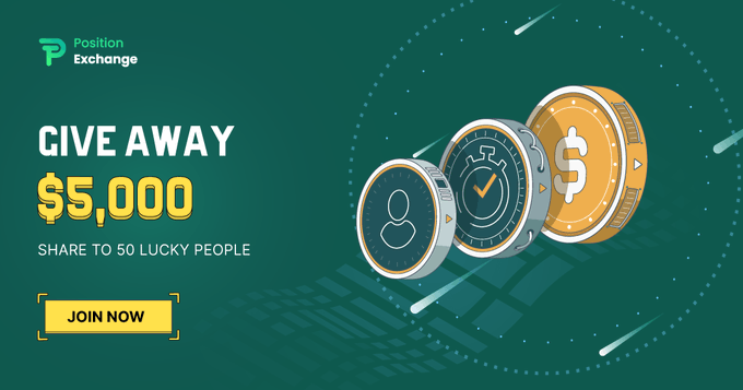 StakingFlash's tweet image. Join the #POSIAirdrop now and claim your share of 5,000,000 POSI tokens! It's a great opportunity to try out POSI and get some free tokens in the process. gleam.io/95G7x/position… #Airdrop