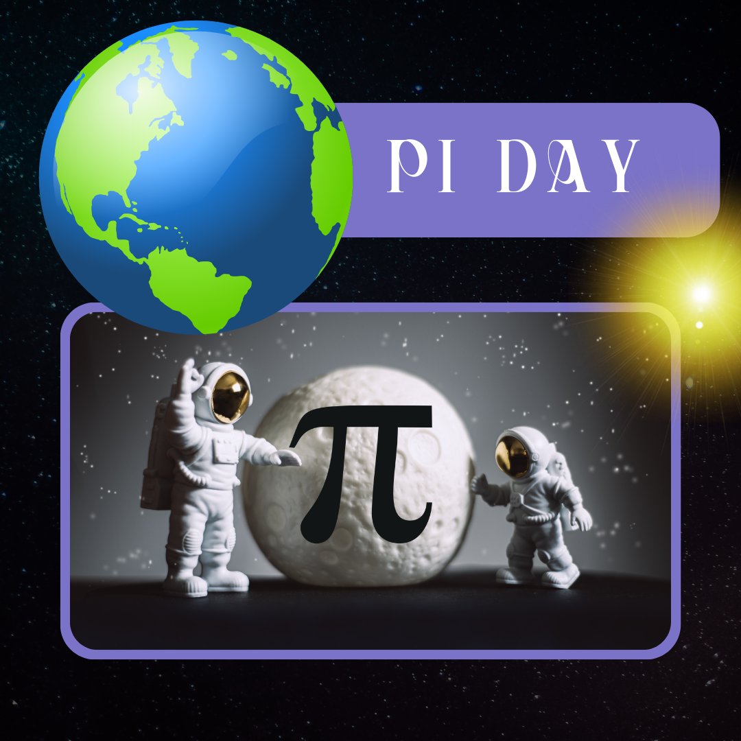 SpaceCampTurkey's tweet photo. Every year, the 14th day of the 3rd month, that is, 14 March, is celebrated as "Pi Day". ✨

Happy Pi Day!🌟 

For more info👇https://t.co/VCEXqkucVA

#piday #happypiday #pidayactivities #March14th #March14 #March14piday #math #maths #mathematics #piequation #picalculation #pi314 https://t.co/XhcKdDYIKW