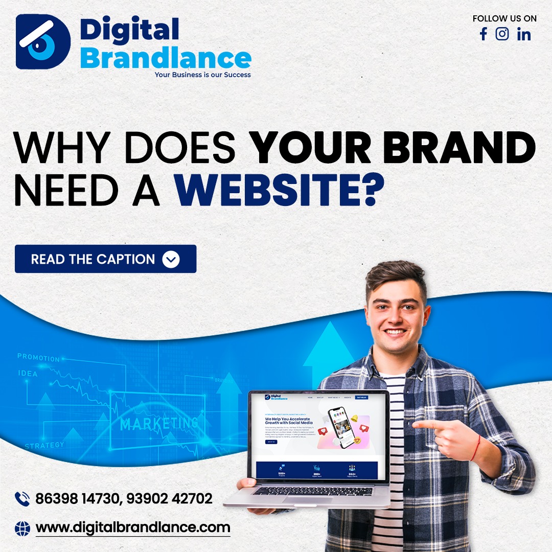 Why does your Brand need a website???

digitalbrandlance.com/why-does-your-…

#digitalbrand #digitalbrandlance #digitalmarketing #hyderabad #onlinemarketing #ammerpet #designer #digitalmarketer #facebookads #instagramads #googleads #youtubeads #snapchatads #truecallerads #performancemarketing