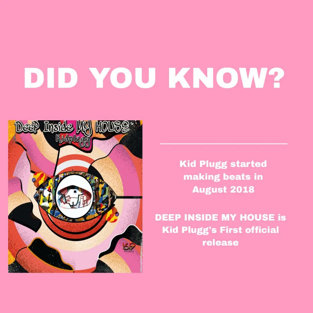 1619Records's tweet photo. Here's some Fun Facts about Kid Plugg that we thought you might want to know.

DEEP INSIDE MY HOUSE - PRE SAVE LINK NOW AVAILABLE 
https://t.co/Ud4VNtzoPh https://t.co/xaVhtJSAnq