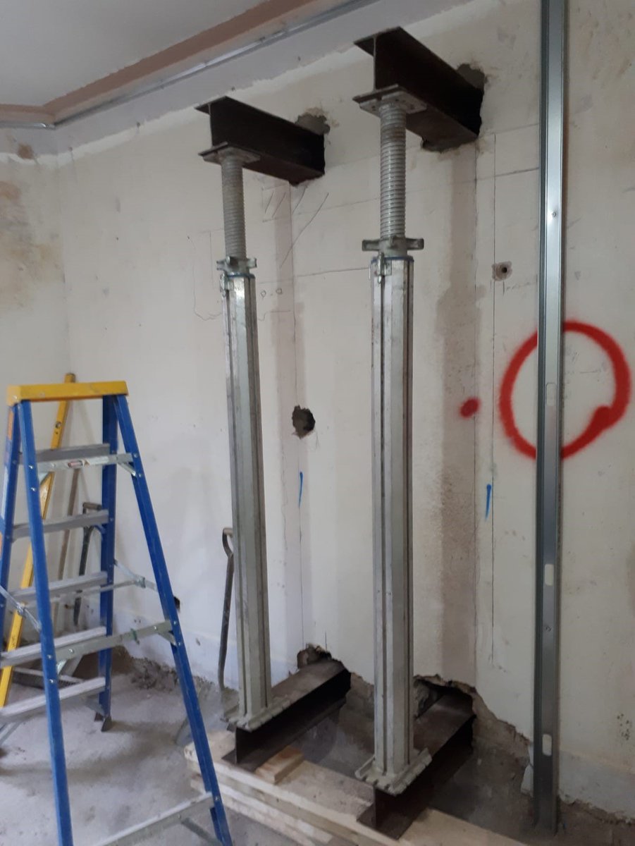 ShacaConstruct's tweet photo. #Shaca #construction recently formed two new openings through existing brick walls as part of an enabling works scheme.

If you have any #structuralalterations requirements on upcoming projects then please do not hesitate to get in touch.

#londonconstruction #temporaryworks https://t.co/lNLenitv4i