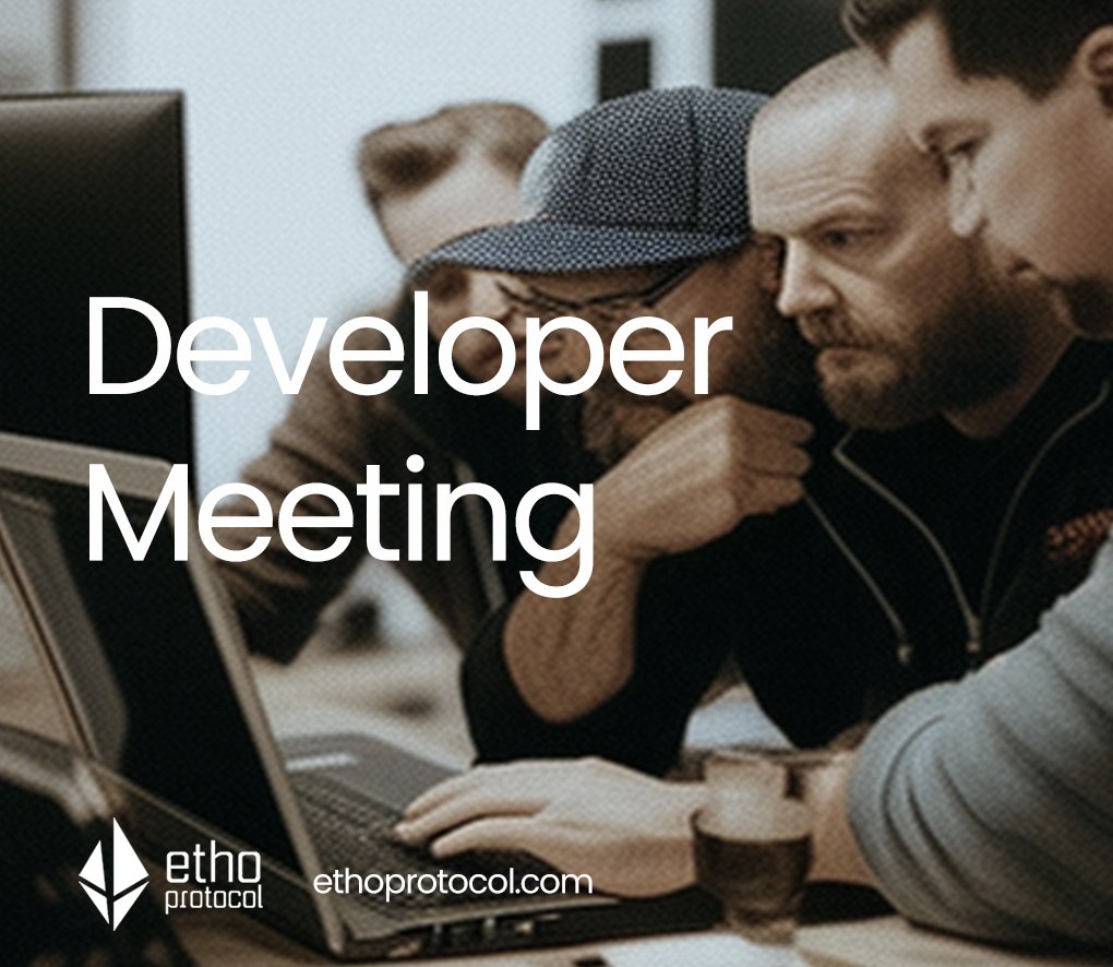 EthoProtocol's tweet photo. Ready for some #DevMeeting notes? We tackled new issues, discussed updates, and gasp even spoke in plain English. Get ready to be impressed! #TechTalk #JavaScript #developer #js https://t.co/e2Jk0kQaTM $ETHO #code https://t.co/ibeP4FitAr