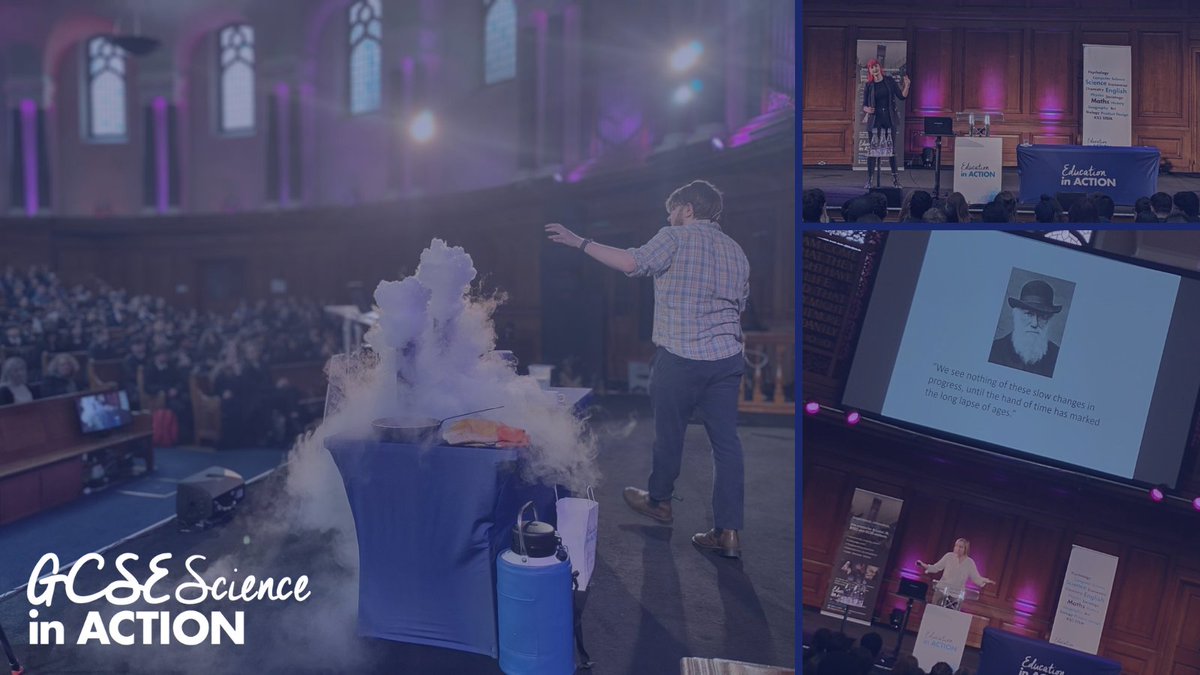 edu_in_action's tweet photo. Wow! #GCSEScienceinAction was an absolutely AMAZING way to kick off #britishsciecneweek yesterday! From other planets to kitchen chemistry, @PunkBiologist, @JamieBGall, @AffeliaW, @HelenPilcher1, and @AB_wan_Kenobi ensured there was something on the programme for everyone! https://t.co/jFndwGlws7