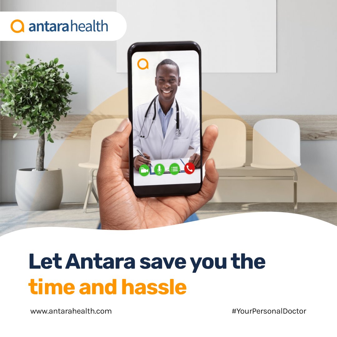 AntaraHealth's tweet photo. Antara can take care of up to 80% of our members’ health needs without a trip to the clinic. Learn more: https://t.co/83pYQLN76O #HealthNavigation #SaveTimeAndHassle #CallAntaraFirst https://t.co/Bqb1qvsFwm