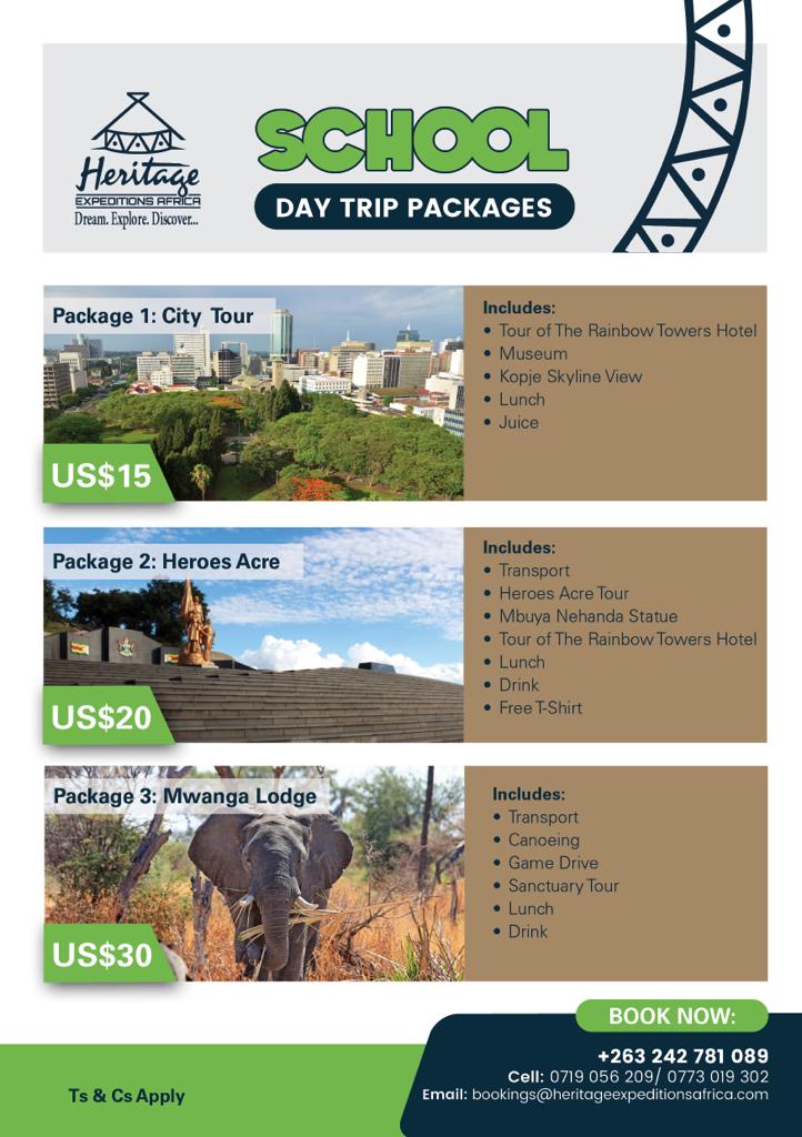 Easter holiday &amp; the April school holiday are around the corner. Make the best of your time spent with friends &amp; family as you vakatsha &amp; explore Zimbabwe A World of Wonders with Heritage Expeditions Africa!
#TravelLocal
#DomesticTourism 
#ZimBho👍