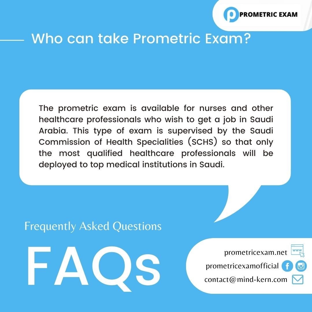 ExamPrometric's tweet photo. FAQ: Who can take the Prometric Exam?

Visit our website at https://t.co/TajQJdpvIQ to learn more.

#prometricexams #MOHexam #QCHPexam #SCFHS #HAADexam https://t.co/5FewMH7sqY