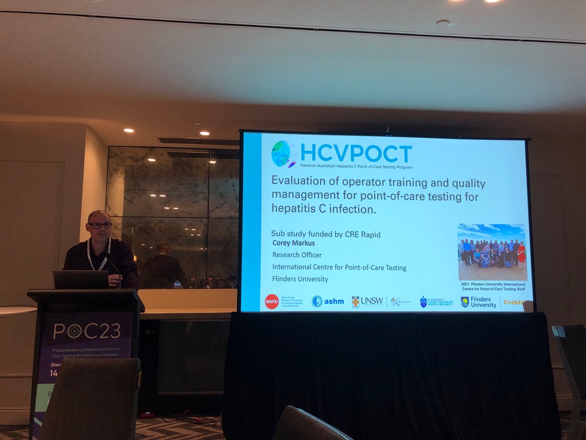 hcvpoct's tweet photo. And here he is! Well done Corey @Flinders ICPOCT. https://t.co/JyCxM2giU3