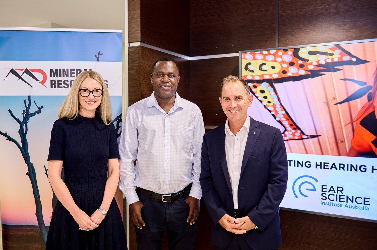 Ear Science Institute Australia (@ear_science) on Twitter photo Ear Science is excited to announce our three-year partnership with <a href="/MRLMinRes/">Mineral Resources</a> to bolster resourcing of the Lions Healthy Hearing Outback program in the East Pilbara region that we run together with PAMS & <a href="/RuralHealthWes1/">Rural Health West</a>. Read more👉 loom.ly/-CWMxr8 Ear Science is excited to announce our three-year partnership with <a href="/MRLMinRes/">Mineral Resources</a> to bolster resourcing of the Lions Healthy Hearing Outback program in the East Pilbara region that we run together with PAMS & <a href="/RuralHealthWes1/">Rural Health West</a>. Read more👉 loom.ly/-CWMxr8