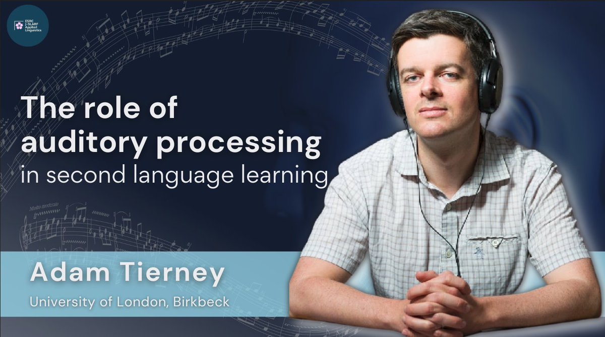 Professor Adam Tierney's (Birkbeck) special neuroscience lecture is now out. Must watch video for all researchers interested what makes adult second language acquisition difficult (or successful). Please share with your students &amp; colleagues. 
youtube.com/watch?v=Ki-hjI…