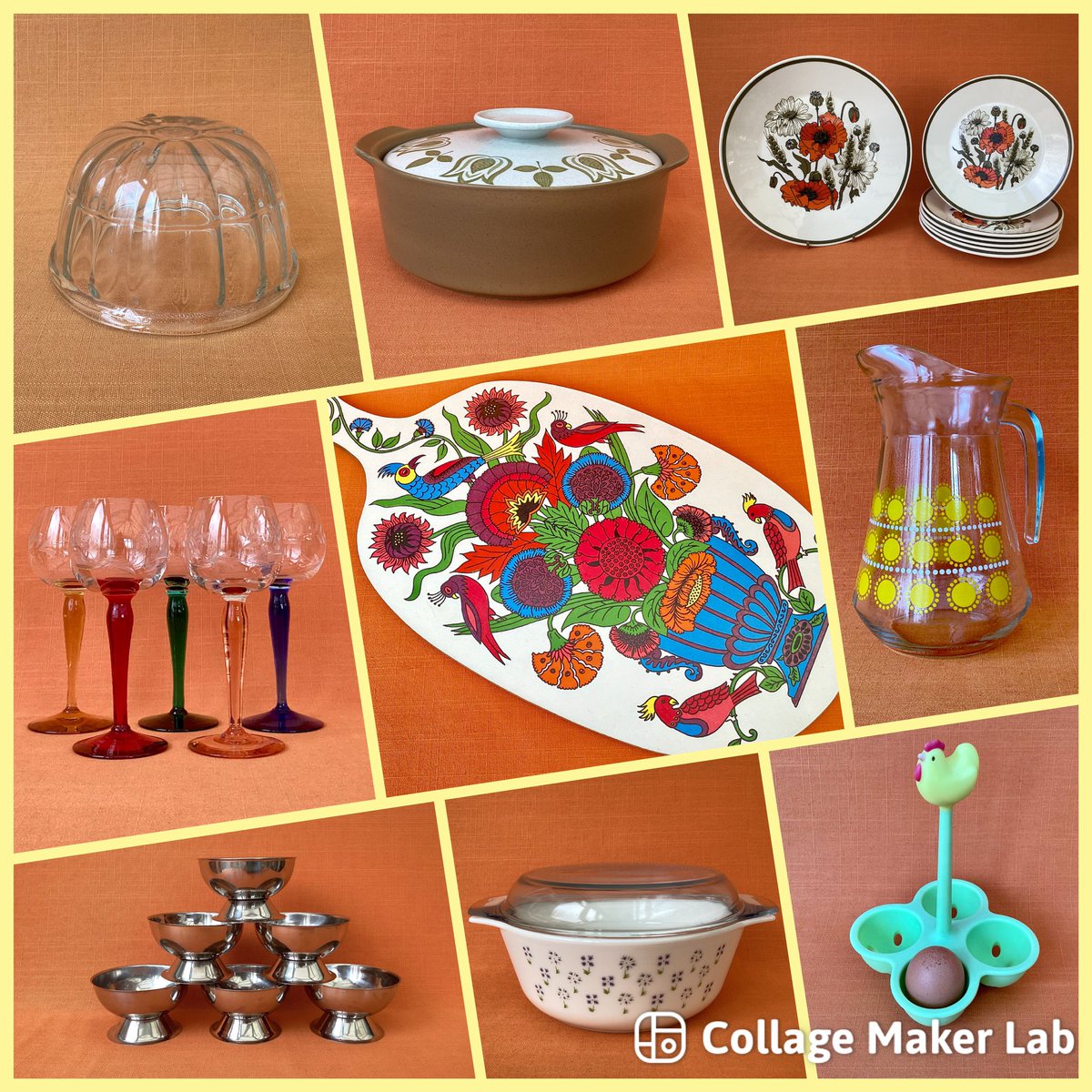 EtsyStuck1970s's tweet photo. Here’s the latest crop of #retro goodies just added to my #Etsy shop 😍
#seventieskitchen #1970skitchenware #retrokitchenware #vintagepyrex #meakin #retrobarware #1970schoppingboard #psychedelickitchen #flowerpower #arcorocglass #retroicecream #pyrexmaypole #alessikitchenware https://t.co/qSZUpptFgf