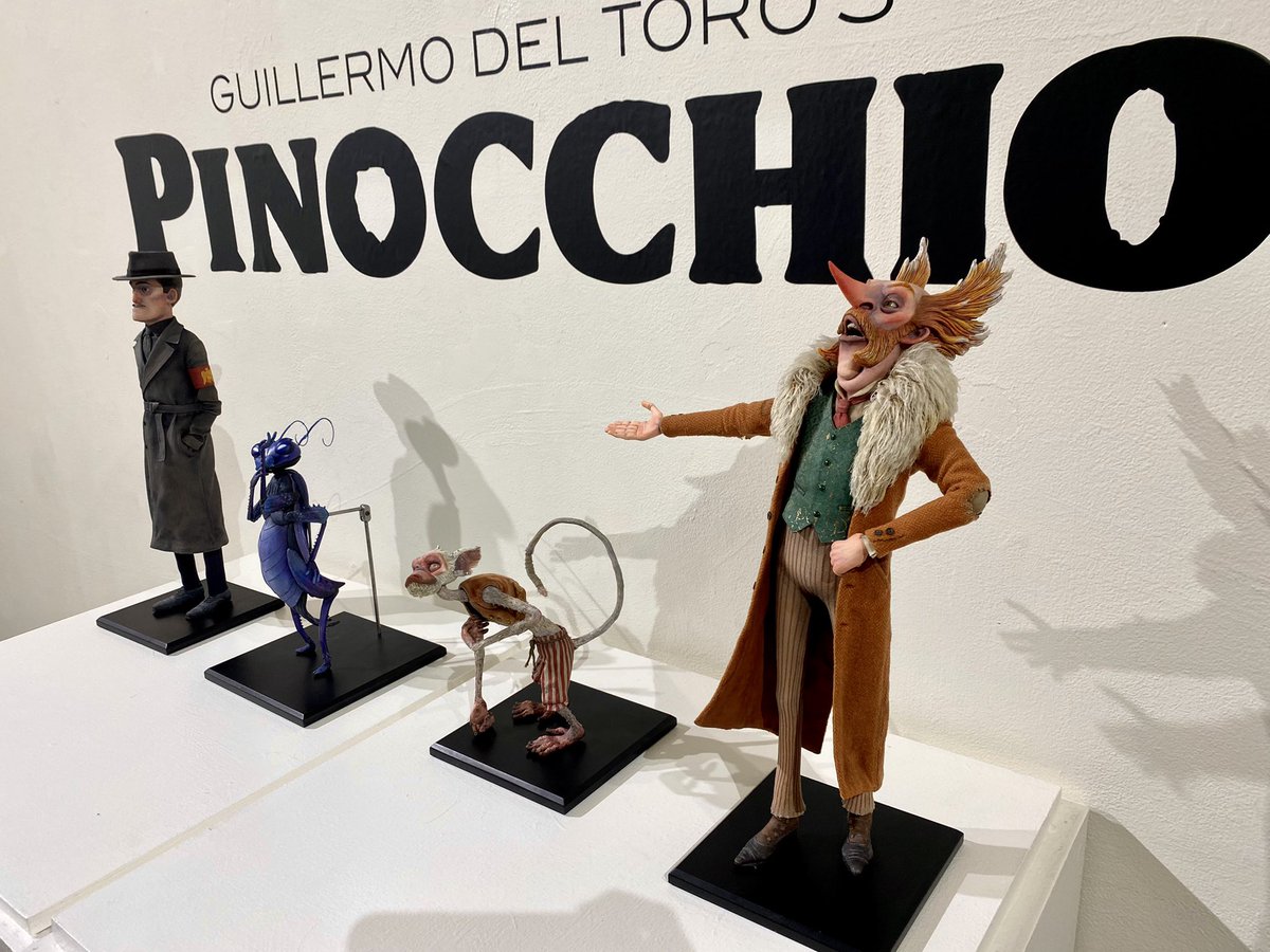 Beaming with pride for @RealGDT @GrisGrimly @GuyDavisART Gustafson, & ALL who worked on #pinocchiomovie . This melancholic, unpasteurized, & beautifully unconventional film is so authentic in its characters & expressions of love, loss, disobedience.. all through the lens of death