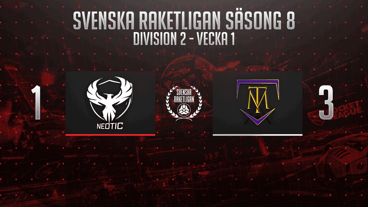 NeoticEsports's tweet photo. Nära, men inte nära nog, för Neotic i säsongens första match. I lördags föll vi 1-3 mot Musketörerna.
#Neotic https://t.co/Ok8MsKd99A