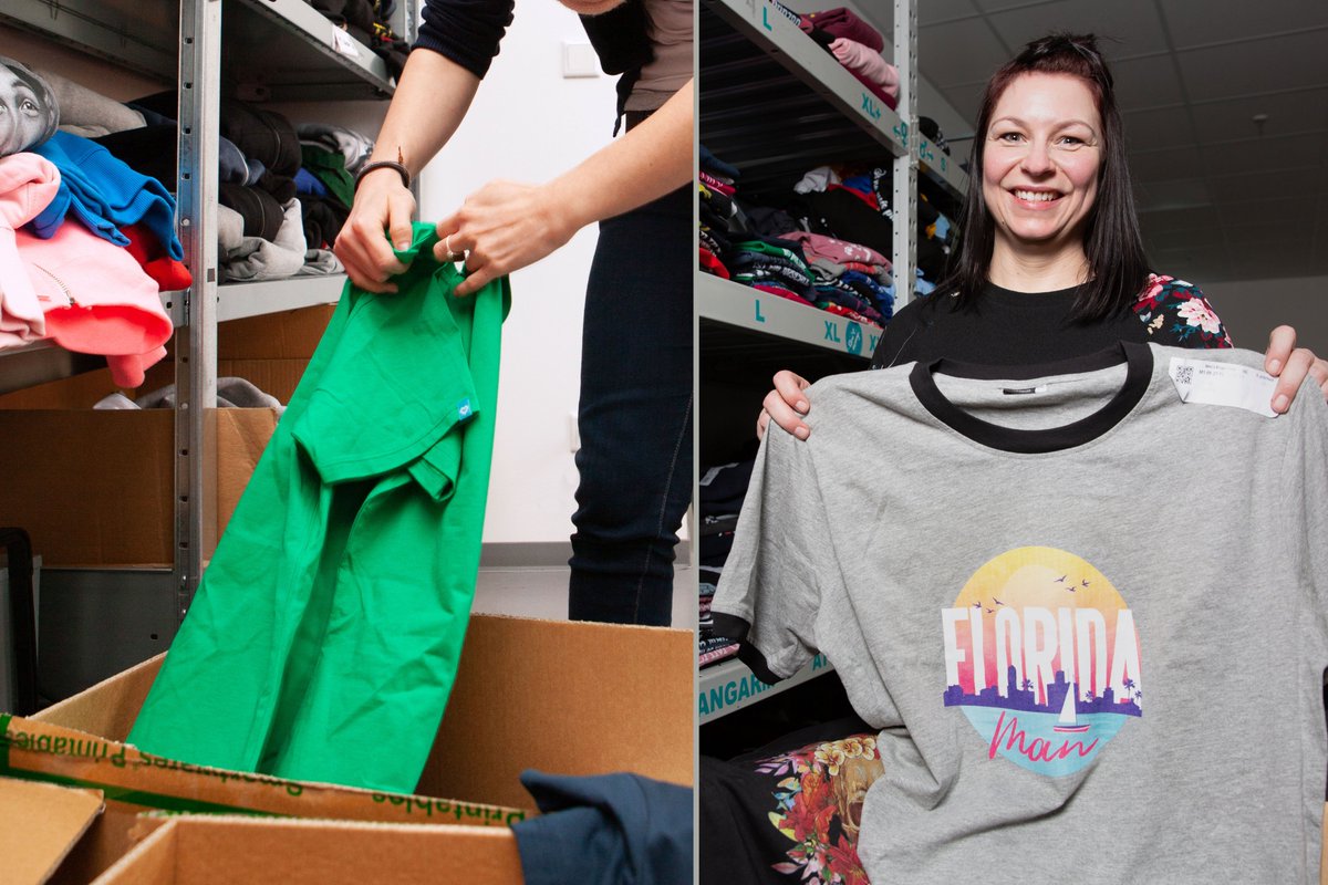 Have you ever wondered what happens to our returns 📦? We donate 70% to charity and downcycle 30% (mainly products with custom imprints). We were able to donate 68 boxes stuffed with goodies 🧥👚👕 to help people in need all over Europe in 2022. #goodtoknow #spreadthegood