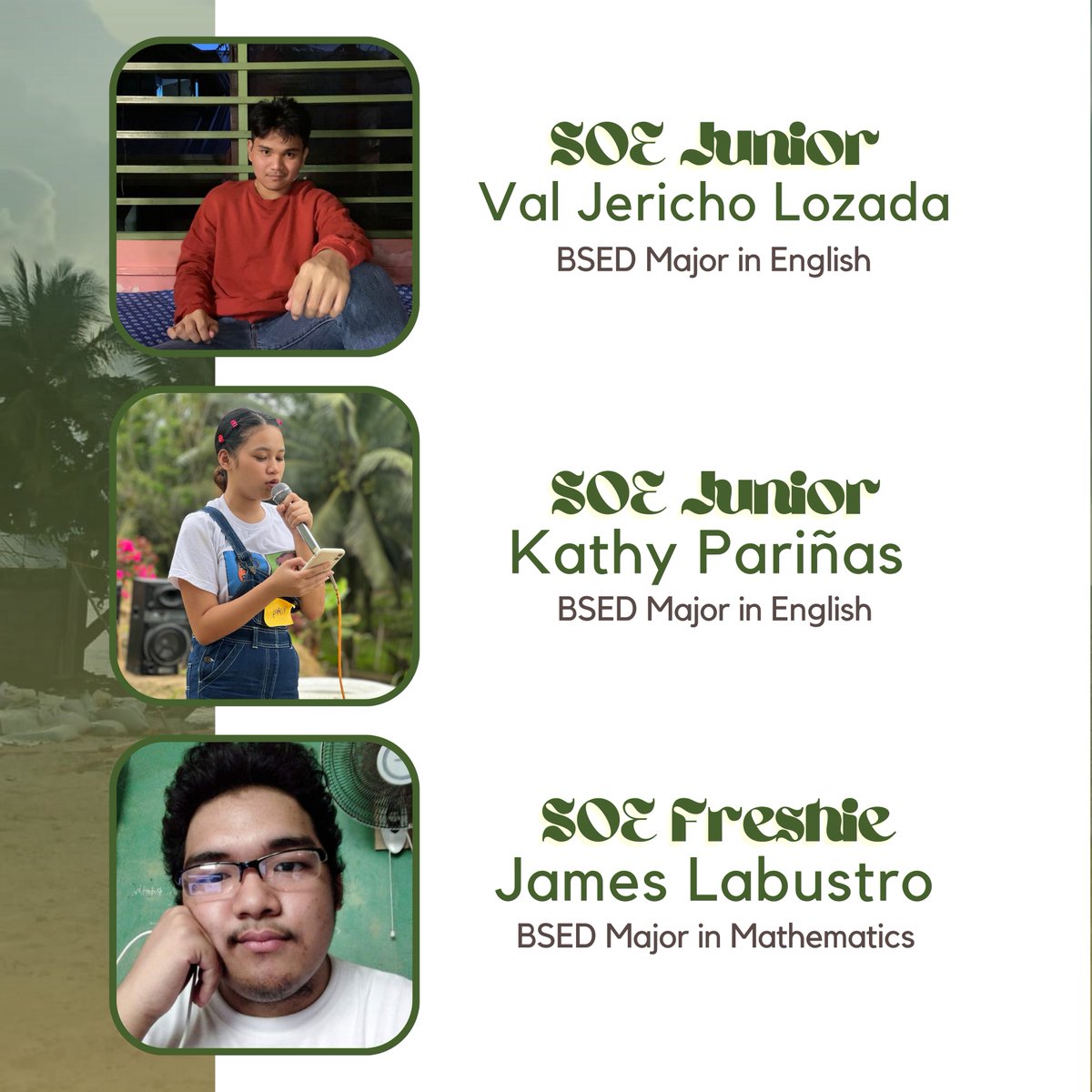 AcademicDen's tweet photo. Eyes here, Sharks! 👀🦈

Today, we announce to you our 𝗧𝗢𝗣 𝟯 𝗖𝗼𝗻𝘁𝗿𝗶𝗯𝘂𝘁𝗼𝗿𝘀, who will be receiving a price of 100 pesos each!🎉
Congratulations to Val Jericho Lozada, Kathy Pariñas, and James Labustro! 👏

Continue sharing, Sharks! 🌊
#SeasideAcademicDen🌅 https://t.co/4foANytKqf