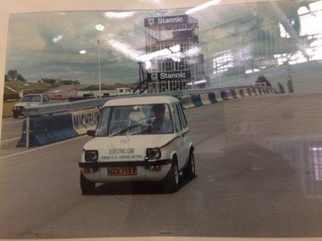 CityofJoburgZA's tweet photo. The 1974 Einfield electric car: First electrically self-powered car in South Africa. 

You can find it at the James Hall Museum of Transport 🚋🏎️ #ExploreJoburg  ^NS https://t.co/lJtkftcUnI