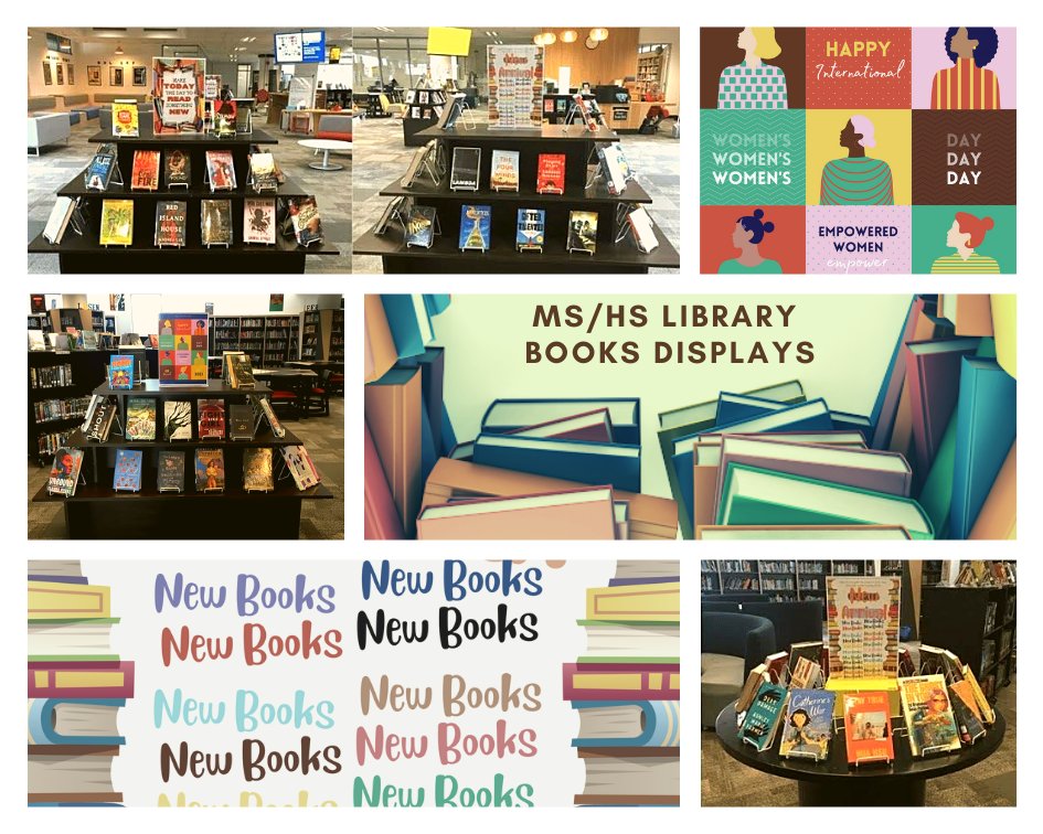 #ISKLproud MS/HS library has 70 new books that recently arrived & Also,  our display of books celebrating International Women’s Day - come check them out! Some have already been snapped up, so don’t delay! #ISKLBooksDisplay