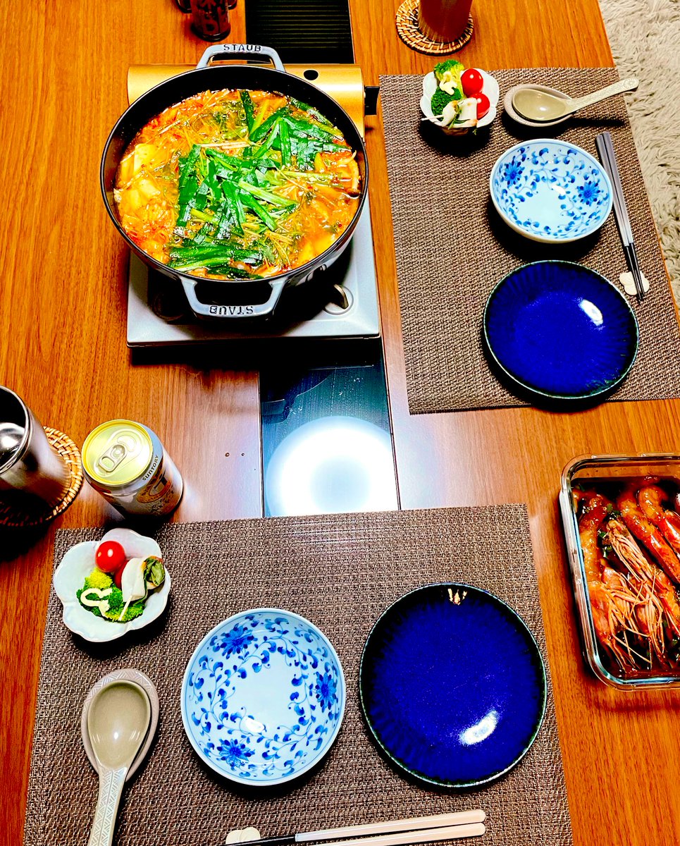 rin35966908's tweet photo. 昨夜はチゲ鍋でした🫕
#おうちごはん https://t.co/zhj7fXP5sx