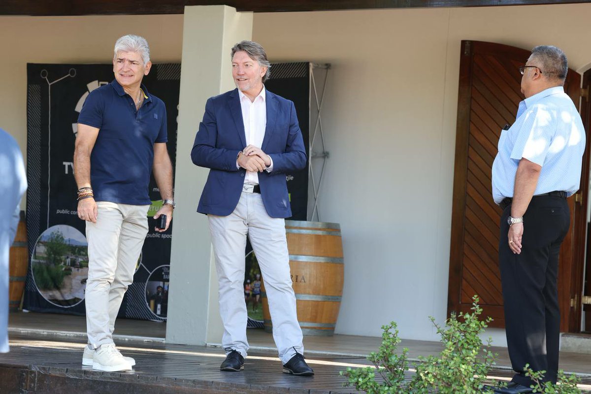 gtp_the's tweet photo. An exciting morning as we kick off the GTP CEO Breakfast at D'Aria Wine Estate with Mayoral Committee Member for Economic Growth, Alderman James Vos, to look at the growth and economic opportunities that Bellville and Cape Town has to offer.
.
.
.
#MyGTP #CoCT #Growth #Bellville https://t.co/8J3ZvJJVbr