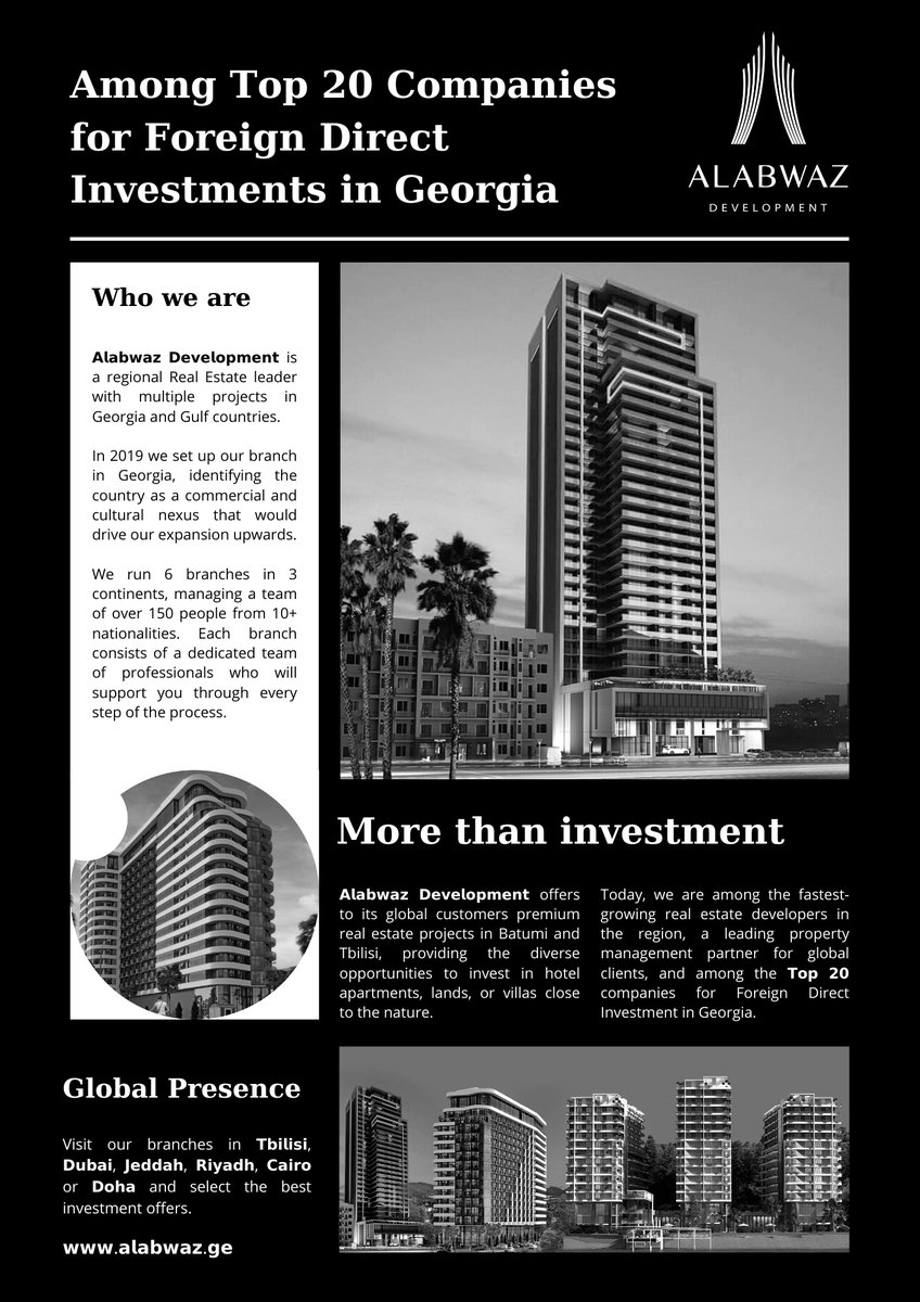 AlabwazGeorgia's tweet photo. #alabwaz #georgia #realestate #investment #proeprty #investing #invest #investor #fdi #investments https://t.co/CJJmjDACVc