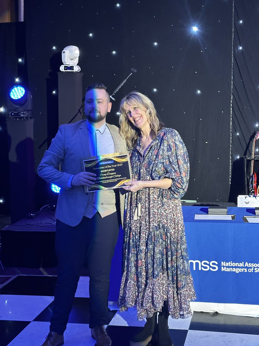 NAMSS_AC_UK's tweet photo. A huge well done to our runners up and winners of the NAMSS Awards for:

⚡️ Newcomer of the Year

#NAMSSConf23

So much fantastic talent across the Student Services sector! https://t.co/jXrloUEv3E