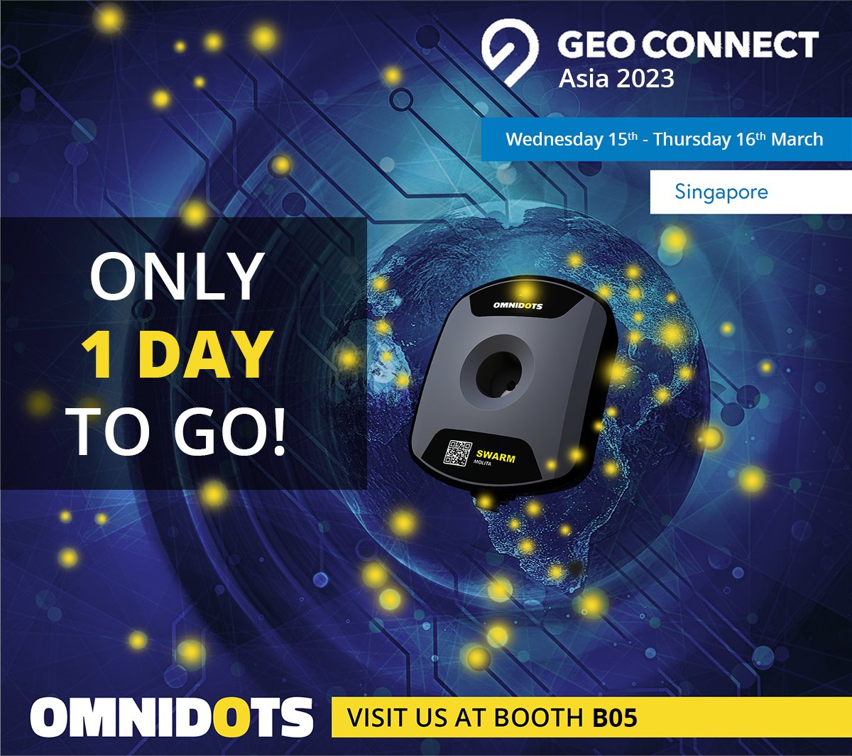 We will be in Singapore for the next two days to exhibit at Geo Connect Asia! If you're at the expo for the #geospatial community yourself, join us at 𝗯𝗼𝗼𝘁𝗵 𝗕𝟬𝟱!