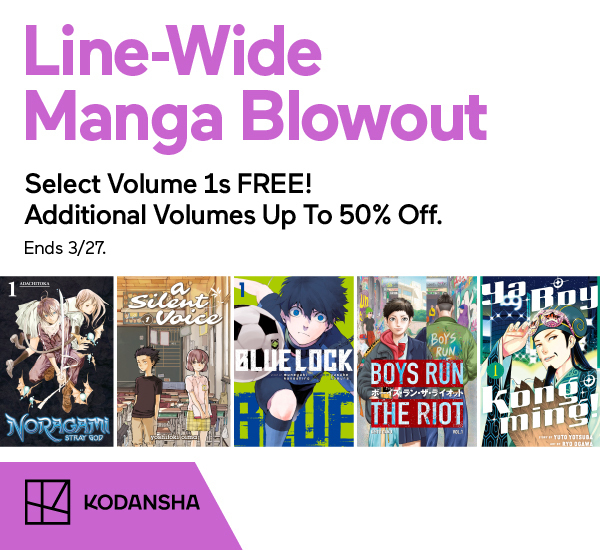 Kodansha's Line-wide Sale Gives Away Hundreds of Vol. 1s FREE