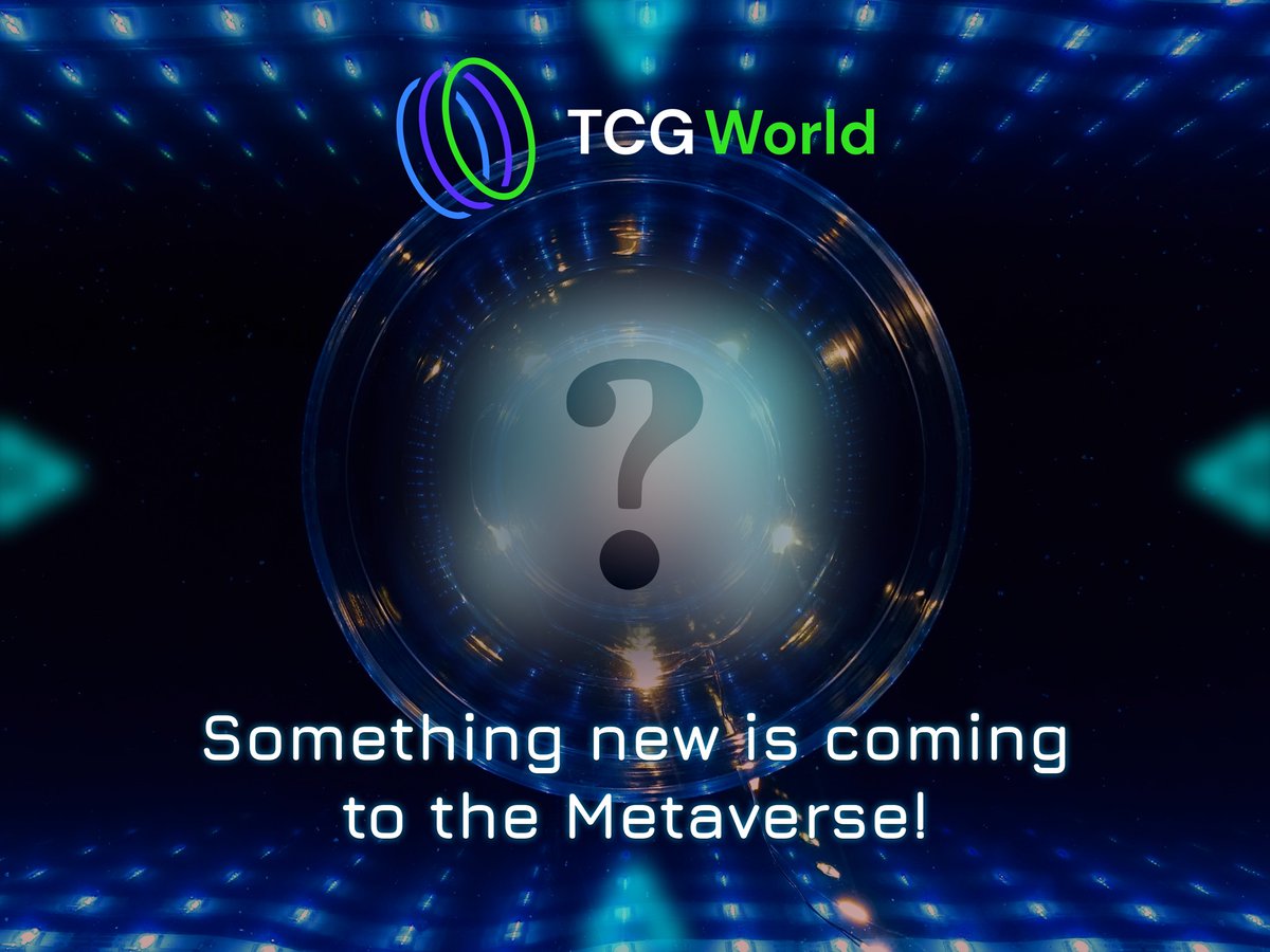 Something is coming… 👀

Whatever could it be? 

#metaverse #comingsoon #gaming