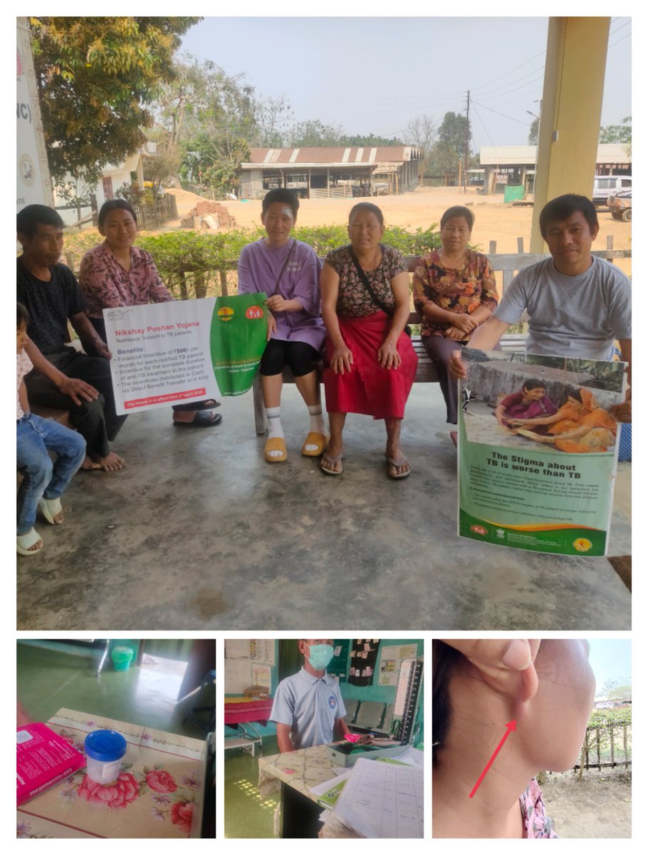 KimGuite8's tweet photo. TB nikshay diwas health mela conducted at punglwa hwc by giving awareness and services by collecting sputum sample of symptomatic patients and treatment, benefits of enrolling in nikshay portal.
@NagalandNhm 
@NNagaland 
@USAID_NISHTHA https://t.co/RvbAvHPCIx
