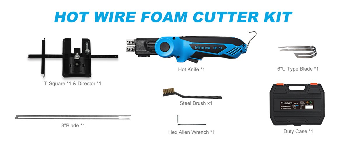 minovatool's tweet image. MINOVA Rotatable Hot Knife Foam Cutter
MINOVA foam cutter tool can be rotated from 90° to 180°  amz.fun/4k4Hz
#hotknife #foamcutter #hotknifefoamcutter #foamcuttertool #foamshape #industryhotknife