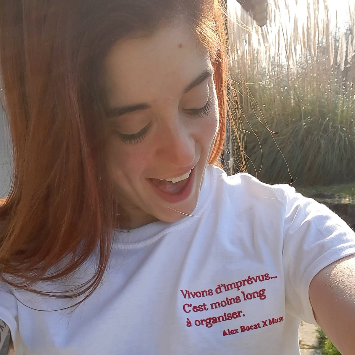 AlexBocat's tweet photo. *t-shirt en vente jusqu'au 19 mars. Aussi bien pour femme que pour homme. 
Je vous dirai à la fin des 2 semaines de vente combien de t-shirts ont été vendus pour vous rendre compte que vous avez chez vous un exemplaire presque unique ! ;)
https://t.co/OpmlcV7Dpd

#quotes #love https://t.co/yKdxP1lEfR