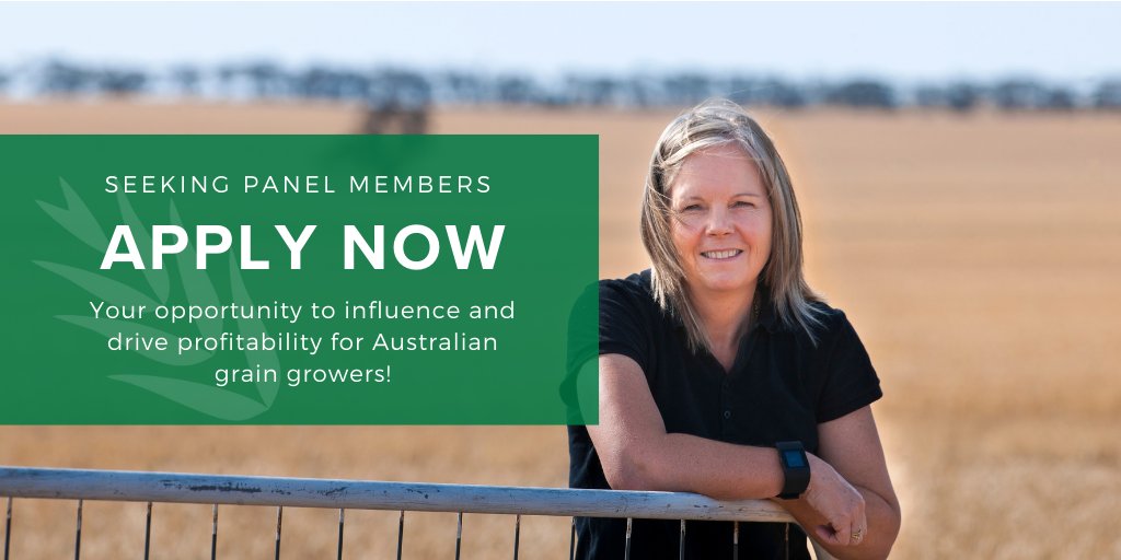 📢 GRDC is seeking applications from innovative, broad minded grain growers, agronomists, researchers and industry stakeholders to be part of the GRDC Regional Panels. For more information visit bit.ly/3mFUbvC Applications close at 5pm AEST Thursday 13 April 2023.