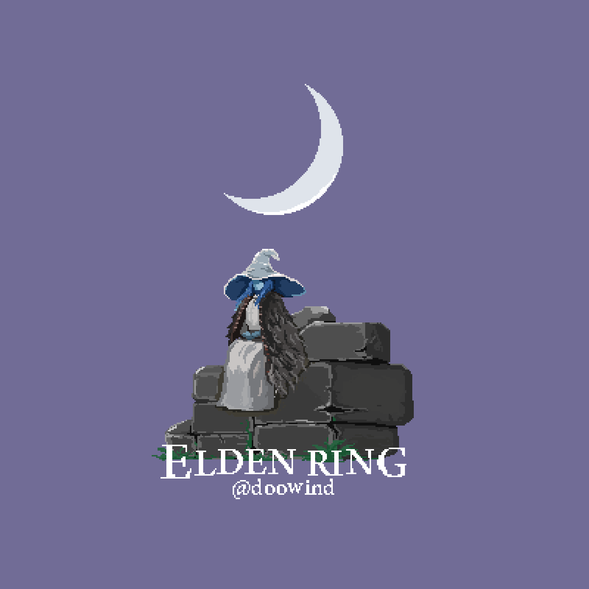 doowind's tweet photo. Ranni #ELDENRING #EldenRingFanart #pixelart #RanniTheWitch https://t.co/JnH4X6cEWS