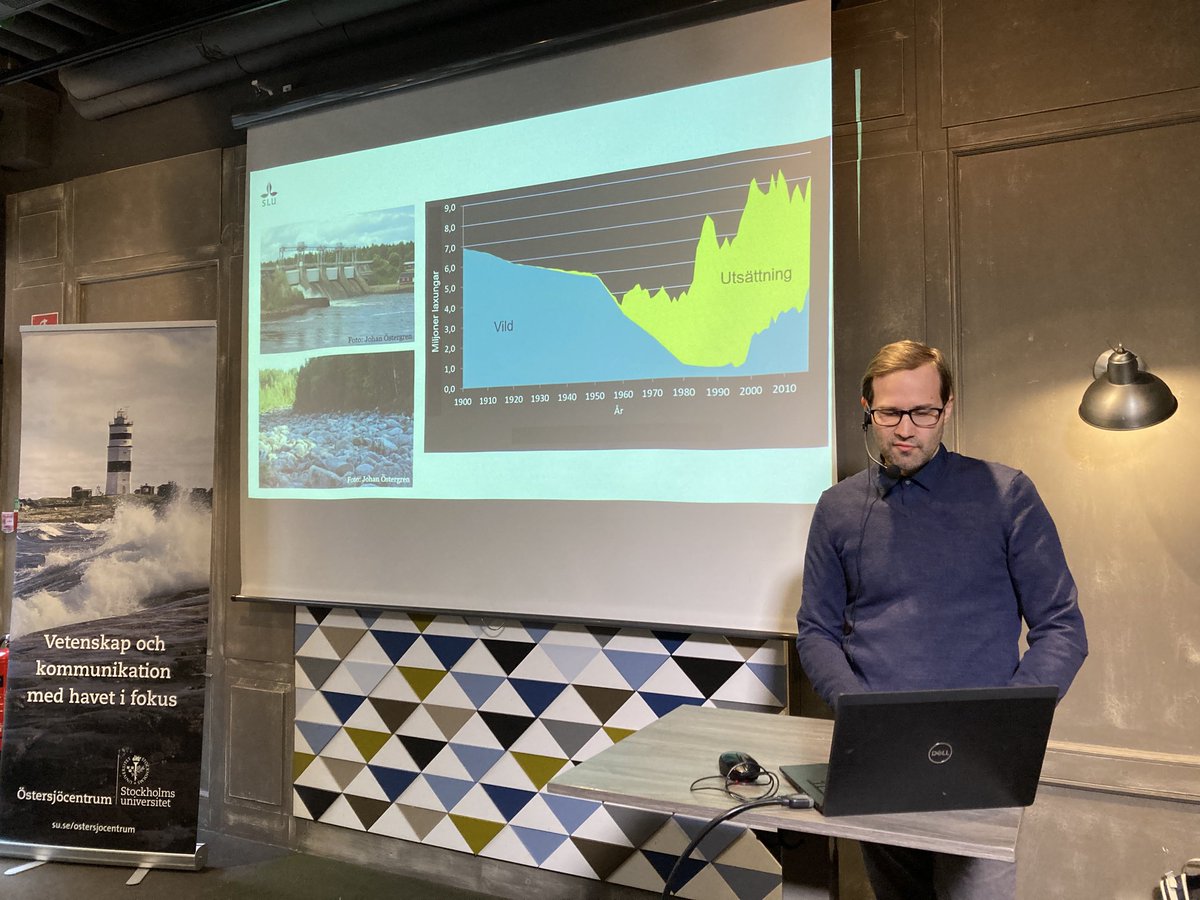 ”Kompensationsodlingen av lax tar bort den naturliga selektionen. De egenskaper som gynnas i odling är inte samma som i naturen.” Docent Johan Östergren ⁦<a href="/SLU_aqua/">SLU Aqua</a>⁩ om kompensationsodling av lax, vid #BalticBreakfast.