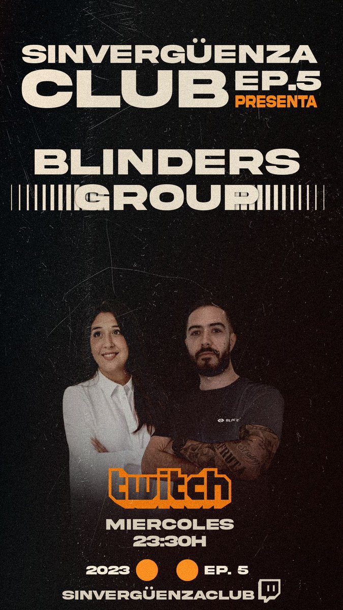 🚨 Este miércoles a las 23:30 no te pierdas nuestra entrevista en vivo por Twitch🚨 con mi compañera y cofundadora de Blinders Group, <a href="/saraseoblinders/">Sara Arellano</a>, en el canal de la marca Sinvergüenza.

¡Ven a conocer nuestra experiencia emprendedora! 🤩💼📈 #emprendimiento #entrevista🎙️📹