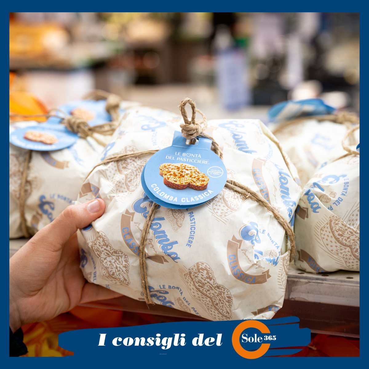 Il classico non passa mai di moda. Per questo motivo non può esserci Pasqua senza la Colomba Classica, soprattutto se è buona come quella de “Le Bontà del Pasticciere”, la linea Selex per i più golosi. Ingredienti accuratamente selezionati per una colomba dal gusto inimitabile.