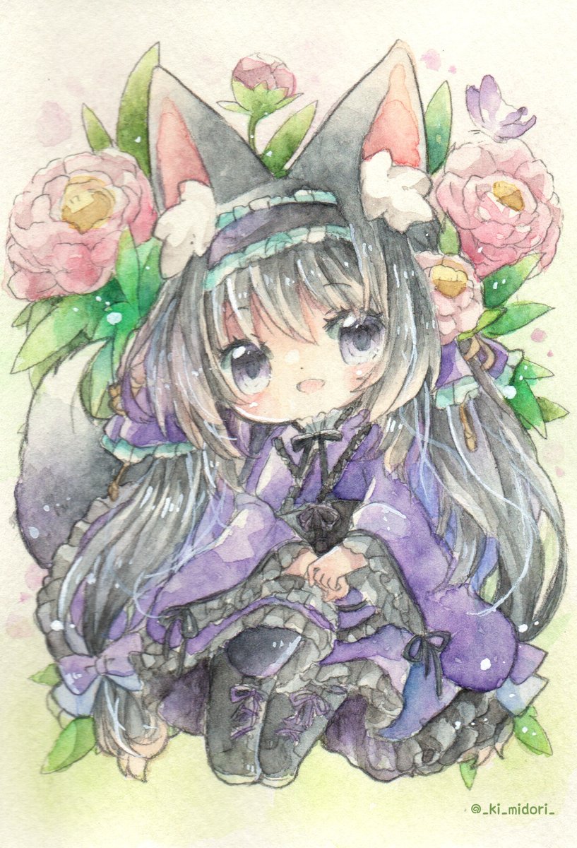 「牡丹 」|きい(きみどり)のイラスト